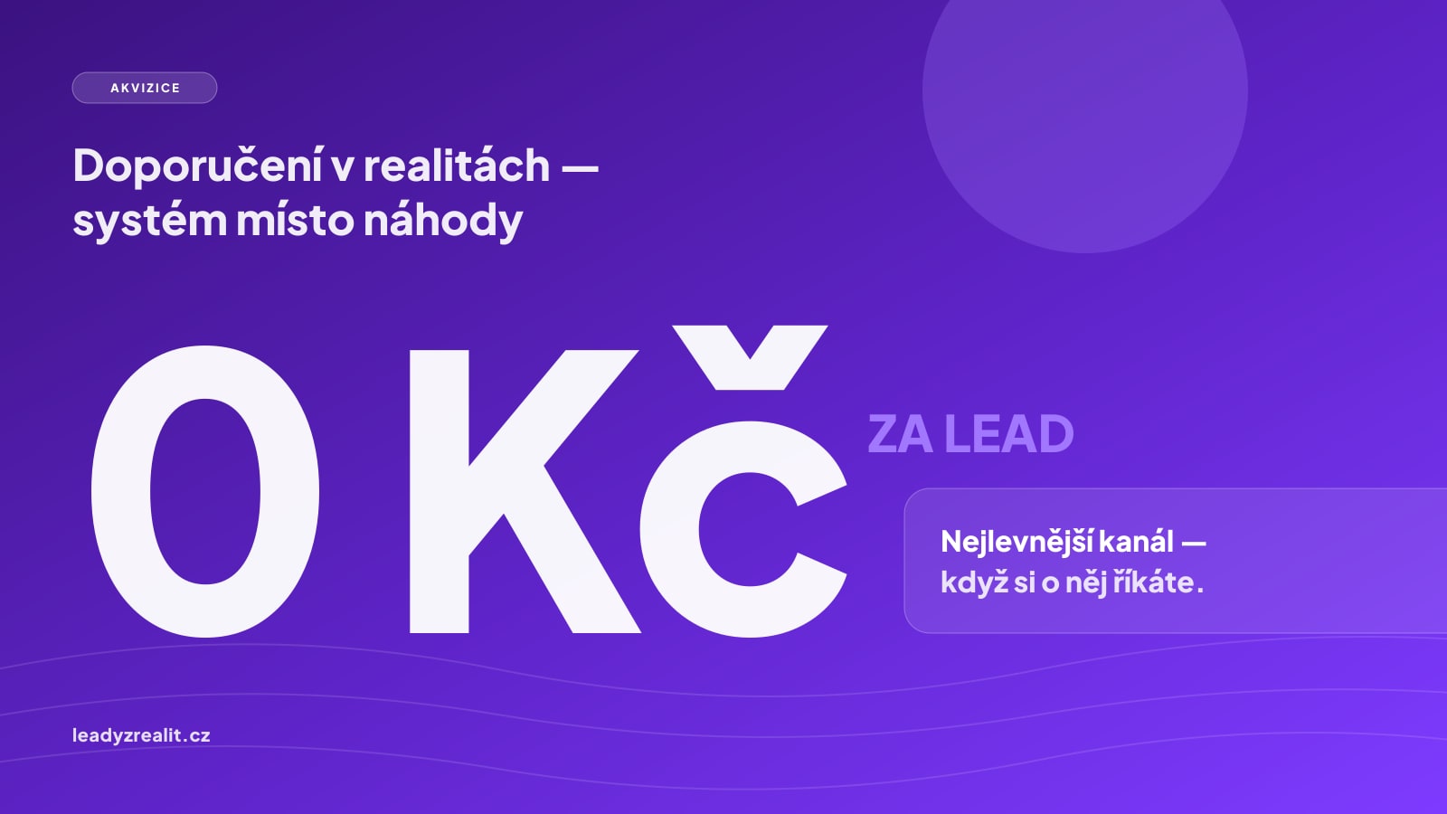 Náhled článku: Jak získávat doporučení v realitách: systém místo čekání na náhodu
