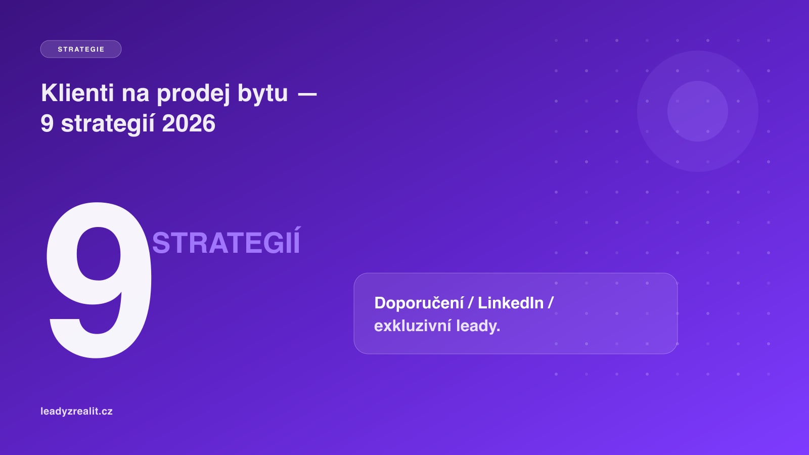 Náhled článku: Jak získat klienty na prodej bytu: 9 strategií, co dneska funguje