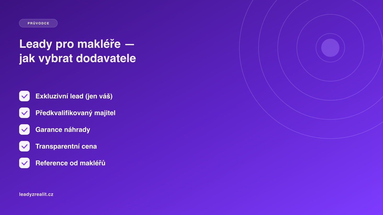 Leady pro realitní makléře: jak vybrat dodavatele, který vás nezklame